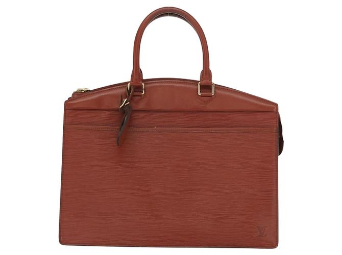 LOUIS VUITTON Borsa a Mano Epi Riviera Marrone M48183 LV Auth 160132 - vista 13
