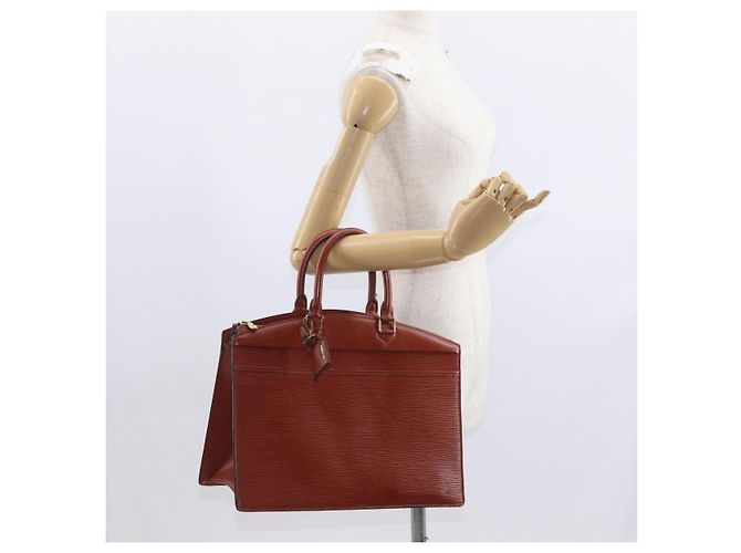 LOUIS VUITTON Borsa a Mano Epi Riviera Marrone M48183 LV Auth 160132 - vista 21