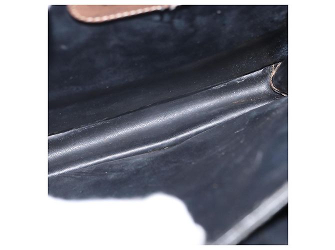 Borsa a Spalla in Pelle Nera e Oro VALENTINO Auth bs32067 Nero D'oro - vista 11