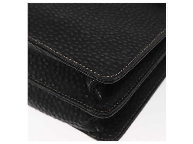 Borsa a Spalla in Pelle Nera e Oro VALENTINO Auth bs32067 Nero D'oro - vista 16