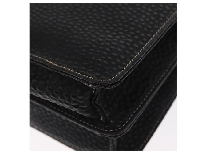 Borsa a Spalla in Pelle Nera e Oro VALENTINO Auth bs32067 Nero D'oro - vista 18