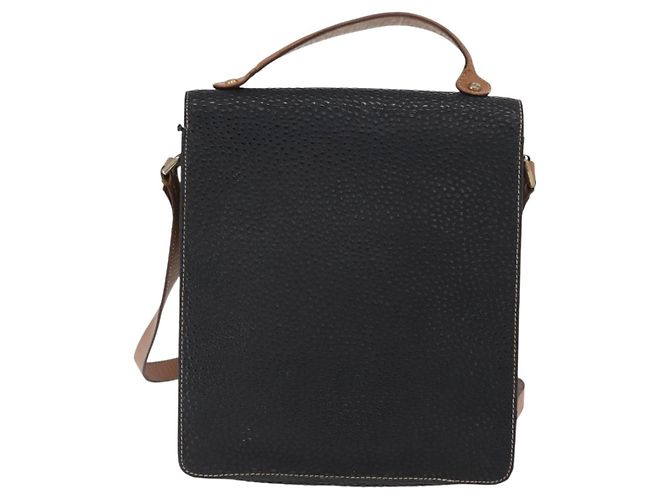 Borsa a Spalla in Pelle Nera e Oro VALENTINO Auth bs32067 Nero D'oro - vista 2