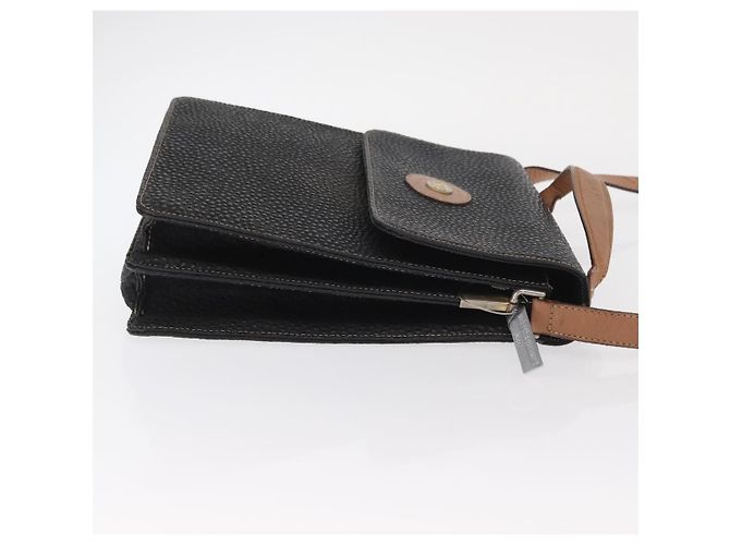 Borsa a Spalla in Pelle Nera e Oro VALENTINO Auth bs32067 Nero D'oro - vista 3
