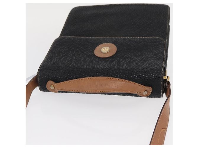 Borsa a Spalla in Pelle Nera e Oro VALENTINO Auth bs32067 Nero D'oro - vista 6
