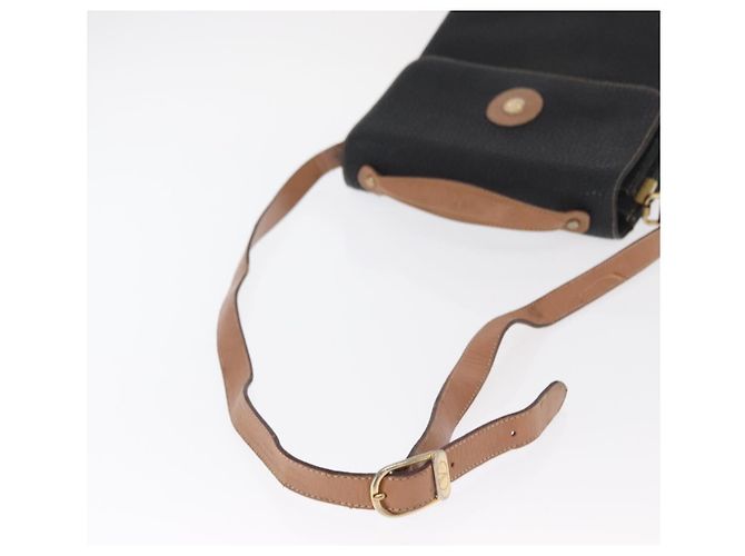 Borsa a Spalla in Pelle Nera e Oro VALENTINO Auth bs32067 Nero D'oro - vista 8