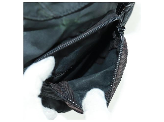 PRADA Rucksack aus Nylon grün silber authentisch bs31871 - Ansicht 21