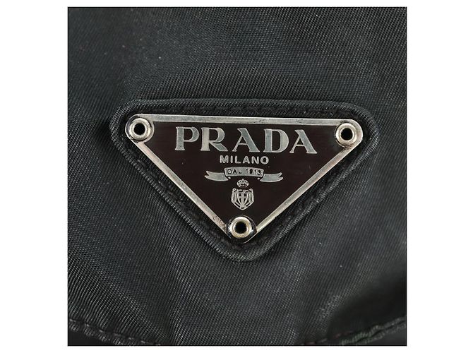 PRADA Rucksack aus Nylon grün silber authentisch bs31871 - Ansicht 22