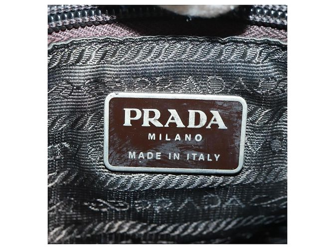 PRADA Rucksack aus Nylon grün silber authentisch bs31871 - Ansicht 24