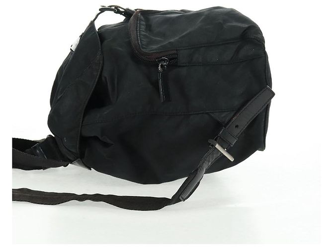 PRADA Rucksack aus Nylon grün silber authentisch bs31871 - Ansicht 3