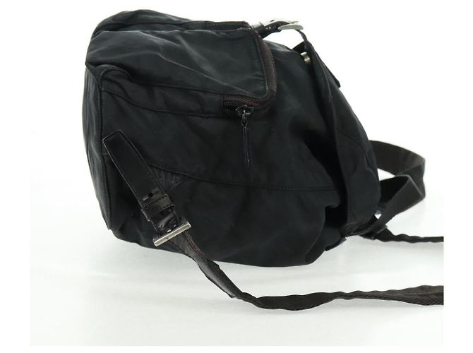 PRADA Rucksack aus Nylon grün silber authentisch bs31871 - Ansicht 4