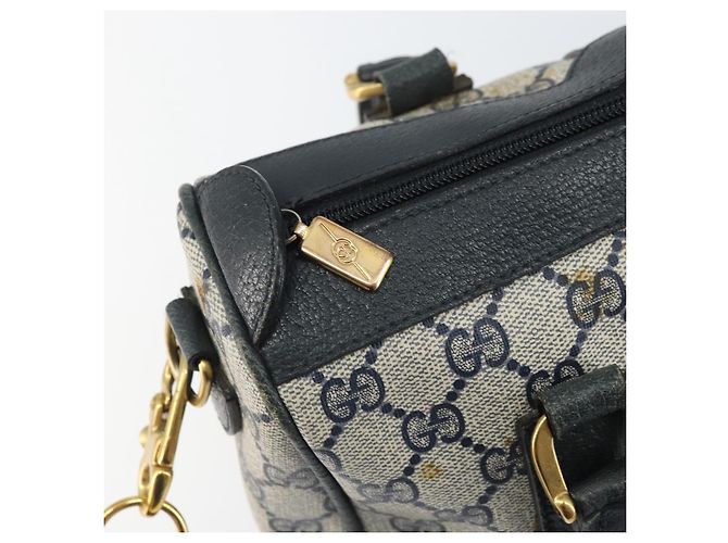 Gucci Borsa GG Supreme Sherry Line in PVC 2way Navy Rosso oro 002 39 0069 Auth ep12291 - vista 19