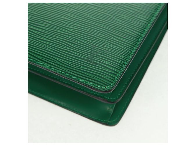 LOUIS VUITTON Borsa a Spalla Capuchin Epi Verde M52344 LV Auth ka1210 - vista 16