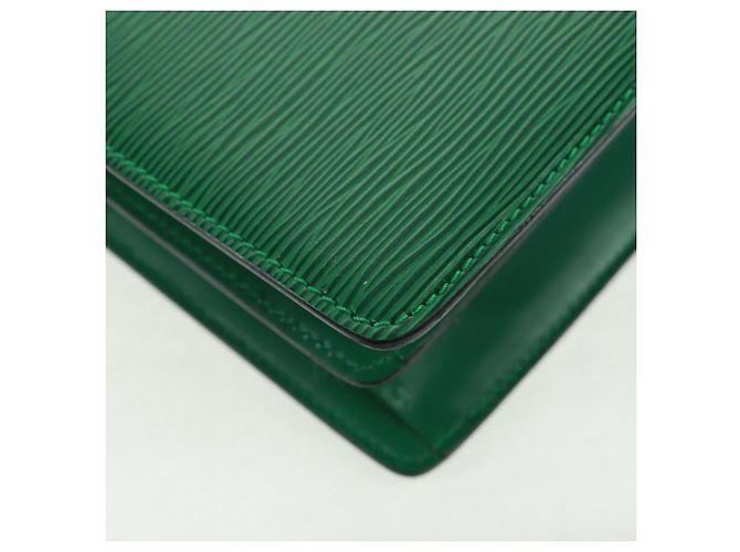 LOUIS VUITTON Borsa a Spalla Capuchin Epi Verde M52344 LV Auth ka1210 - vista 17