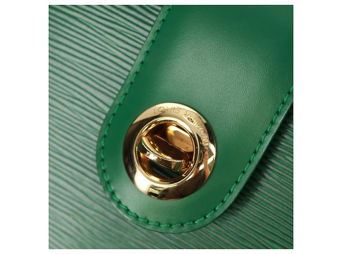 LOUIS VUITTON Borsa a Spalla Capuchin Epi Verde M52344 LV Auth ka1210 - vista 19