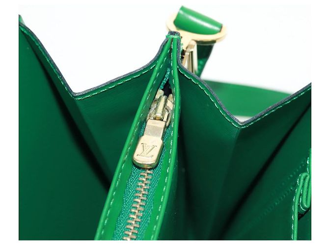 LOUIS VUITTON Borsa a Spalla Capuchin Epi Verde M52344 LV Auth ka1210 - vista 24