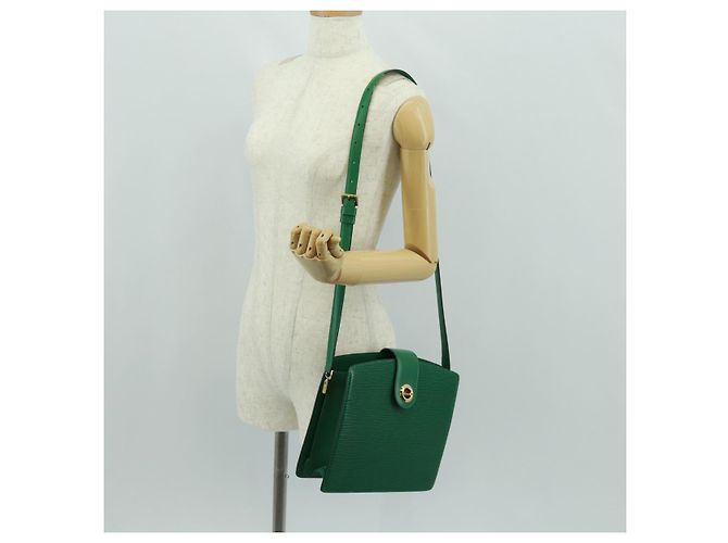 LOUIS VUITTON Borsa a Spalla Capuchin Epi Verde M52344 LV Auth ka1210 - vista 25