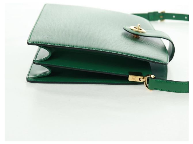 LOUIS VUITTON Borsa a Spalla Capuchin Epi Verde M52344 LV Auth ka1210 - vista 4