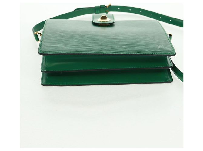 LOUIS VUITTON Borsa a Spalla Capuchin Epi Verde M52344 LV Auth ka1210 - vista 5