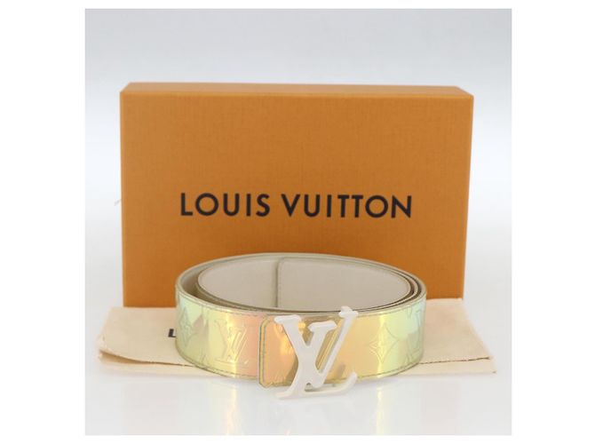LOUIS VUITTON Cintura Prism Monogram Forma LV Argento M0219 Auth LV 162778V - vista 12