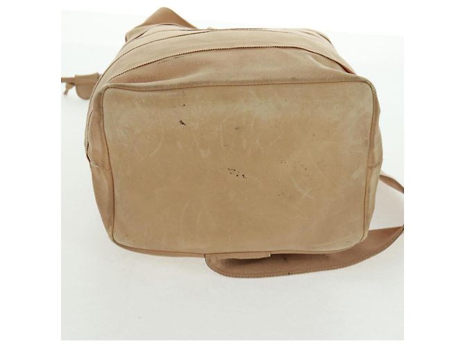 Borsa a Spalla Salvatore Ferragamo in Tela Beige Oro Auth bs31859 - vista 7