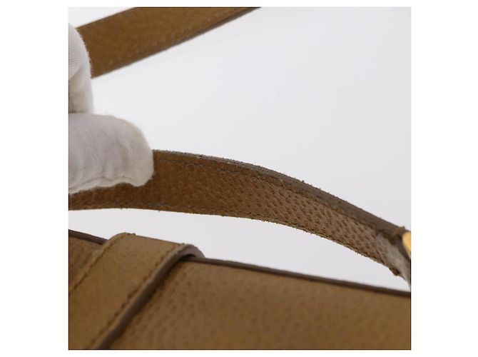 Borsa a mano FENDI in pelle 2 in 1 marrone oro Auth 158141 D'oro - vista 14