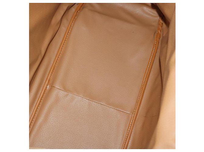 Céline Borsa a mano in tela Macadam CELINE in pelle PVC marrone e oro Auth mr1691 D'oro - vista 11