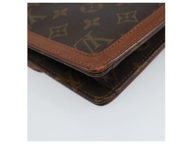 LOUIS VUITTON Pochette Damier Monogram GM Borsa Clutch M51810 LV Auth 159045 Monogramma - vista 16