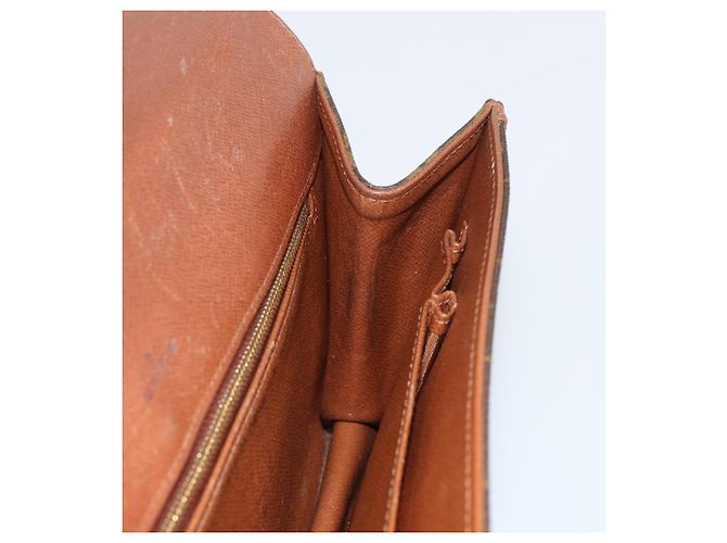 LOUIS VUITTON Pochette Damier Monogram GM Borsa Clutch M51810 LV Auth 159045 Monogramma - vista 18