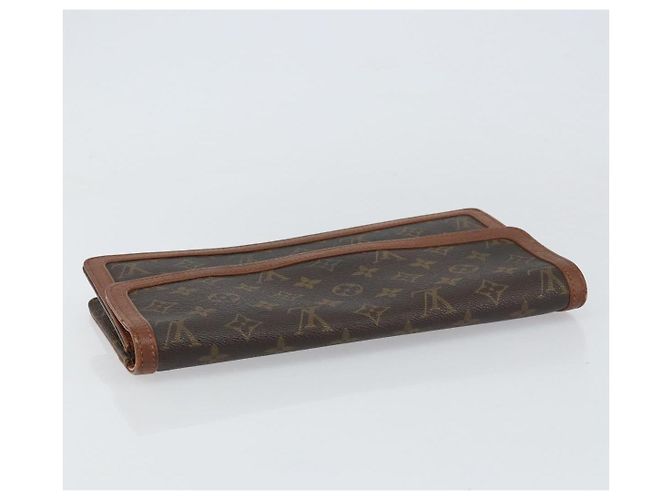 LOUIS VUITTON Pochette Damier Monogram GM Borsa Clutch M51810 LV Auth 159045 Monogramma - vista 5