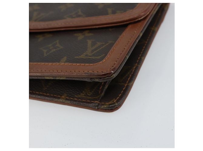 LOUIS VUITTON Pochette Damier Monogram GM Borsa Clutch M51810 LV Auth 159045 Monogramma - vista 7