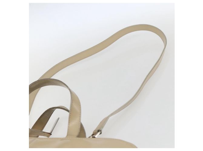 GUCCI Tote Bag Email 2in1 Beige Silber Auth bs31887 - Ansicht 14