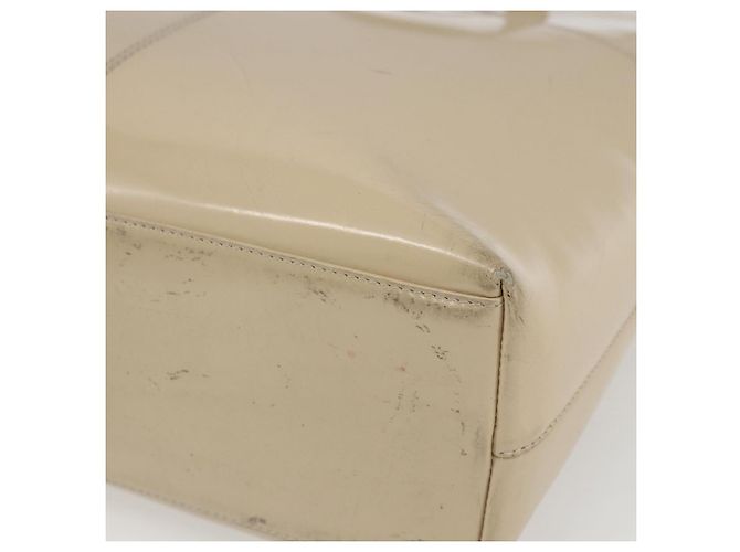 GUCCI Tote Bag Email 2in1 Beige Silber Auth bs31887 - Ansicht 15