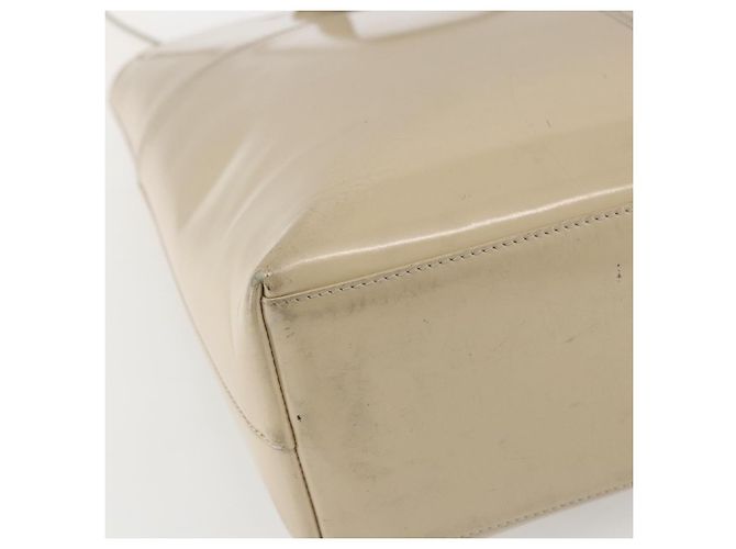 GUCCI Tote Bag Email 2in1 Beige Silber Auth bs31887 - Ansicht 16