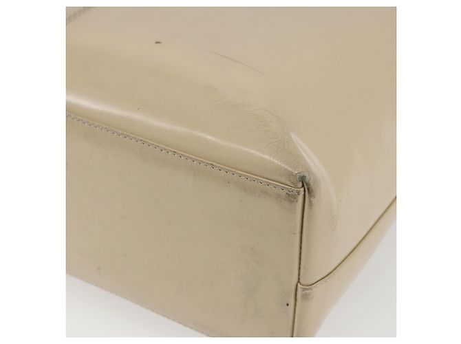 GUCCI Tote Bag Email 2in1 Beige Silber Auth bs31887 - Ansicht 17