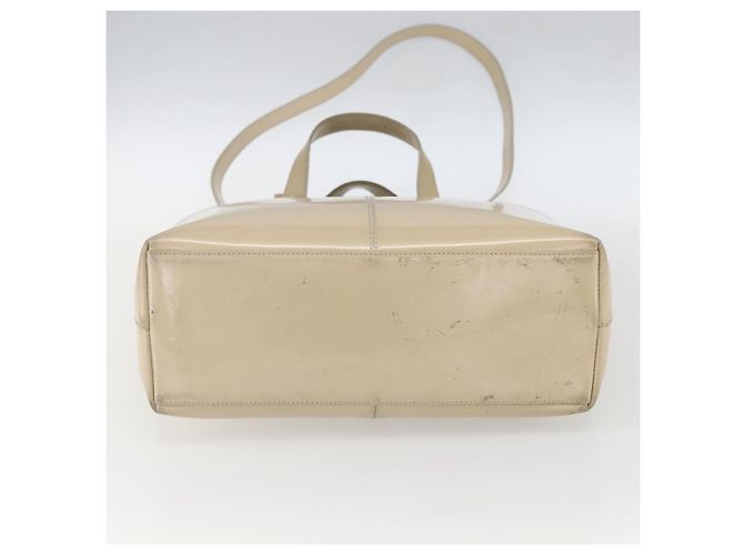 GUCCI Tote Bag Email 2in1 Beige Silber Auth bs31887 - Ansicht 5