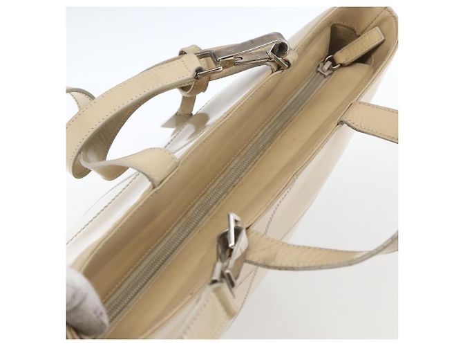 GUCCI Tote Bag Email 2in1 Beige Silber Auth bs31887 - Ansicht 6