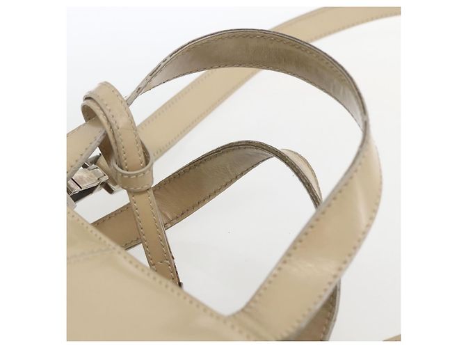 GUCCI Tote Bag Email 2in1 Beige Silber Auth bs31887 - Ansicht 8