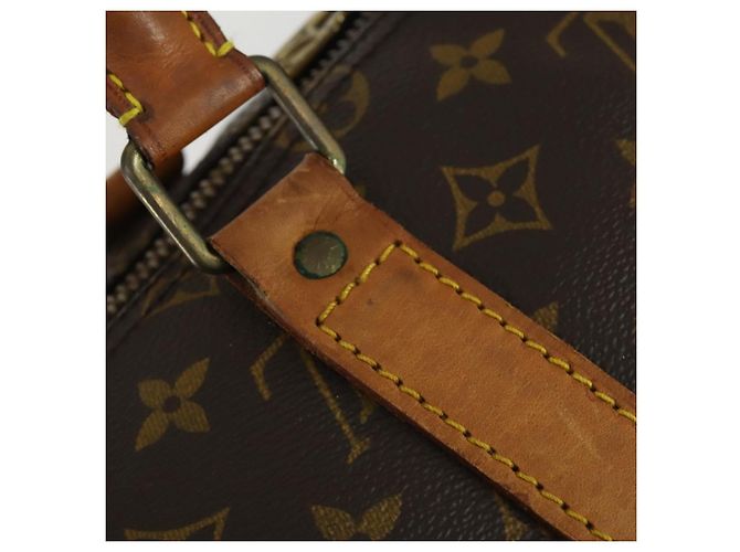 LOUIS VUITTON Borsa Boston Monogram Keepall 55 M41424 LV Auth BA9184 Monogramma - vista 18