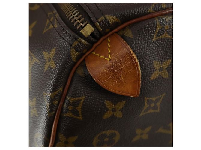 LOUIS VUITTON Borsa Boston Monogram Keepall 55 M41424 LV Auth BA9184 Monogramma - vista 19