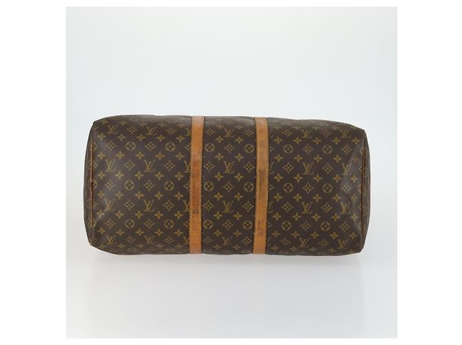 LOUIS VUITTON Borsa Boston Monogram Keepall 55 M41424 LV Auth BA9184 Monogramma - vista 5