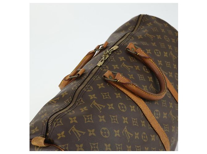 LOUIS VUITTON Borsa Boston Monogram Keepall 55 M41424 LV Auth BA9184 Monogramma - vista 6