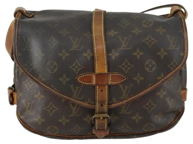 LOUIS VUITTON Borsa a Spalla Monogram Saumur 30 M42256 LV Auth ka1287 Monogramma - vista 13