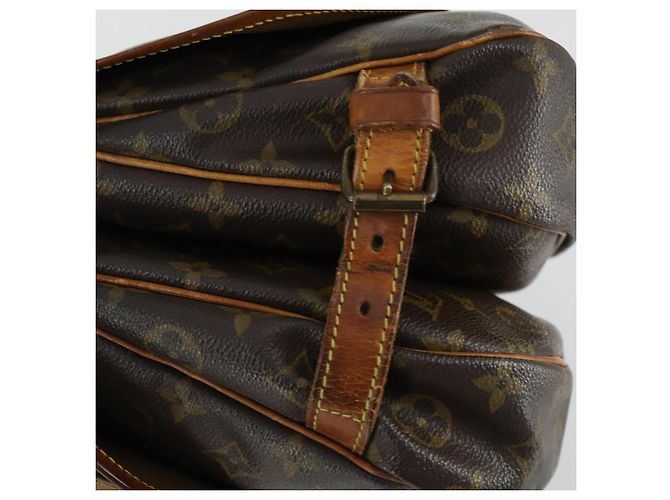LOUIS VUITTON Borsa a Spalla Monogram Saumur 30 M42256 LV Auth ka1287 Monogramma - vista 17