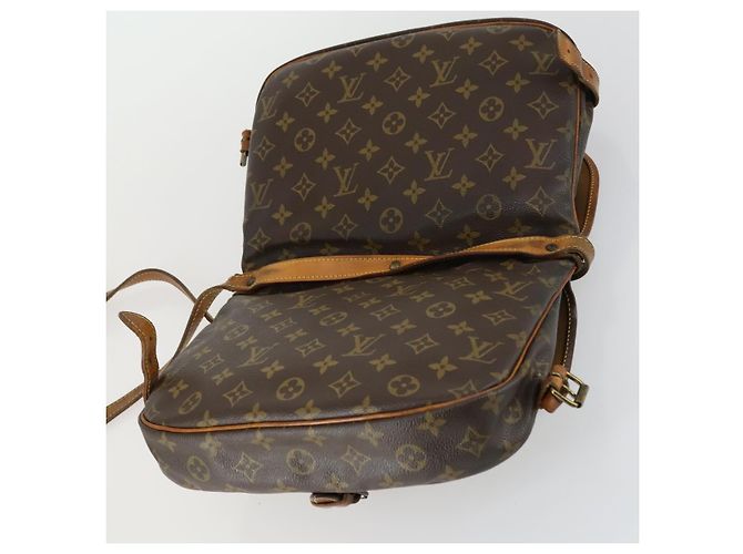 LOUIS VUITTON Borsa a Spalla Monogram Saumur 30 M42256 LV Auth ka1287 Monogramma - vista 18