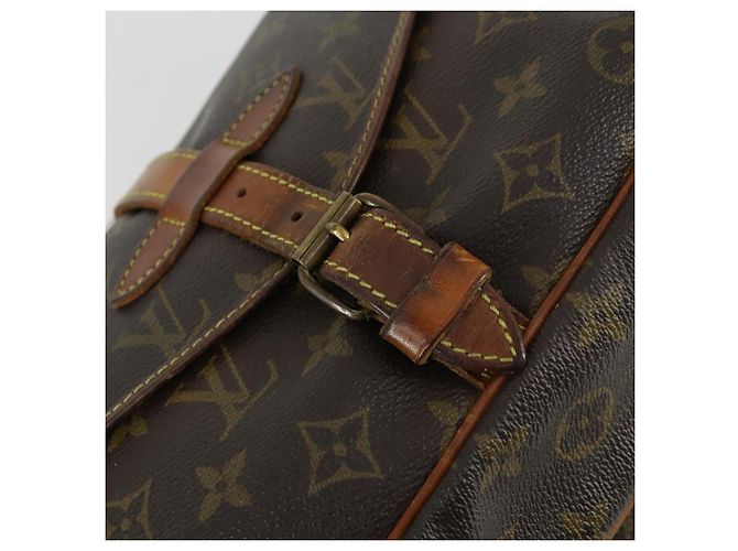 LOUIS VUITTON Borsa a Spalla Monogram Saumur 30 M42256 LV Auth ka1287 Monogramma - vista 19
