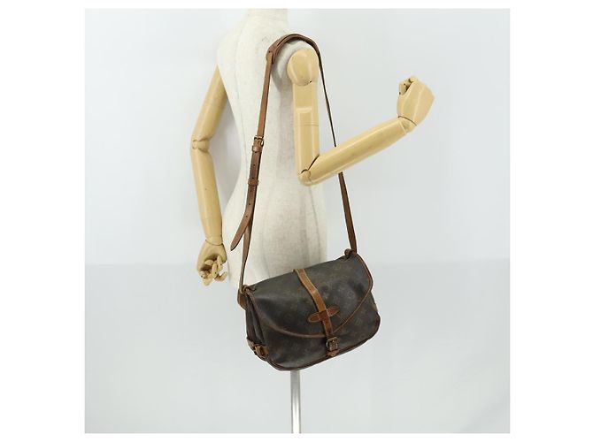 LOUIS VUITTON Borsa a Spalla Monogram Saumur 30 M42256 LV Auth ka1287 Monogramma - vista 26