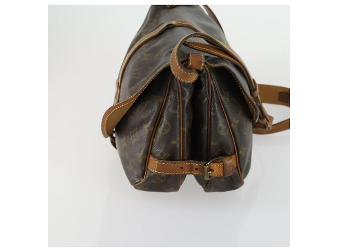 LOUIS VUITTON Borsa a Spalla Monogram Saumur 30 M42256 LV Auth ka1287 Monogramma - vista 4