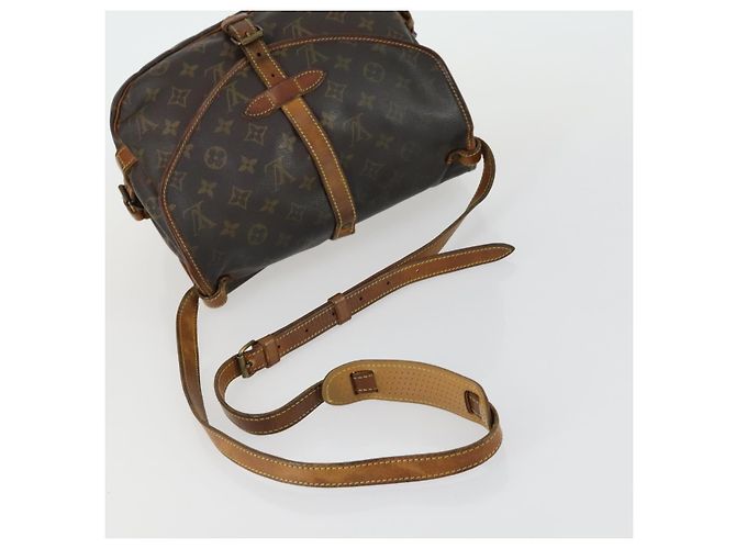 LOUIS VUITTON Borsa a Spalla Monogram Saumur 30 M42256 LV Auth ka1287 Monogramma - vista 7