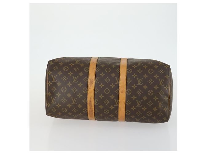 LOUIS VUITTON Borsa Boston Monogram Keepall 45 M41428 LV Auth 156591 Monogramma - vista 5