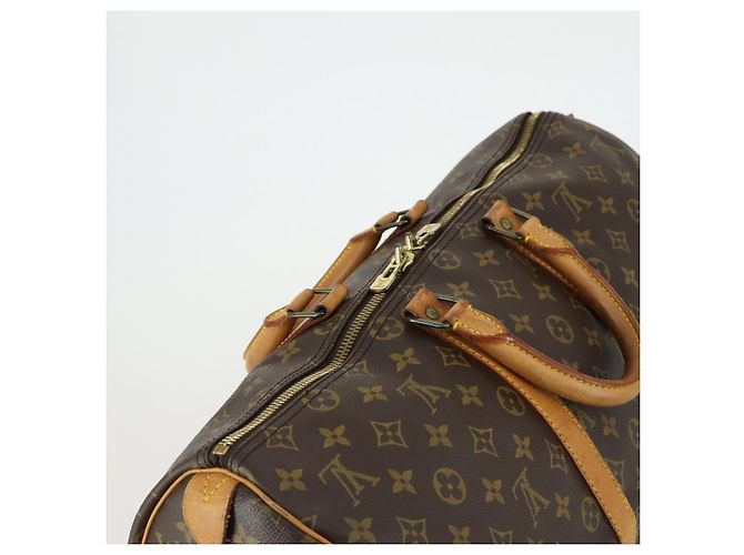 LOUIS VUITTON Borsa Boston Monogram Keepall 45 M41428 LV Auth 156591 Monogramma - vista 6